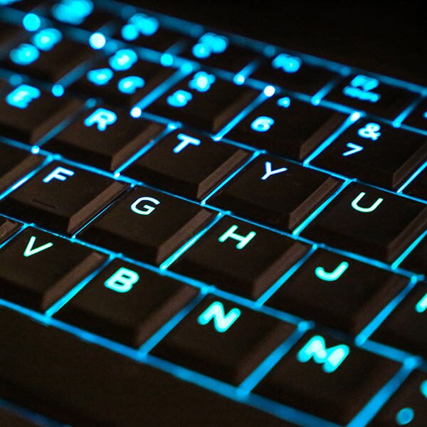 close up of a keyboard