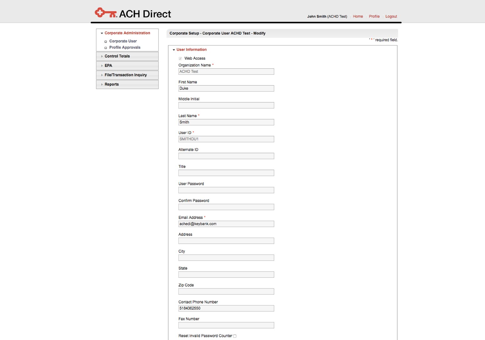 Viewing & Modifying Users 5