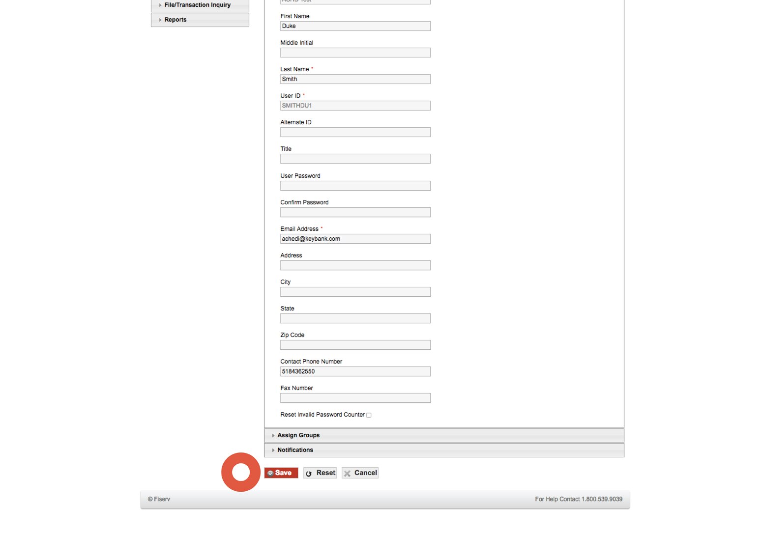 Viewing & Modifying Users 6