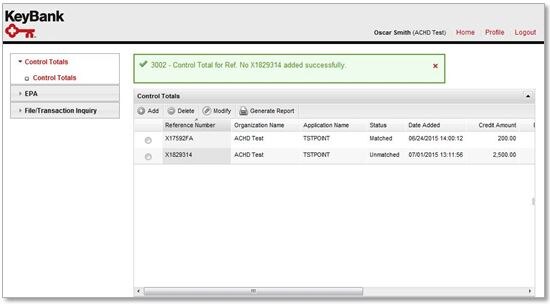 Using Control Totals 5