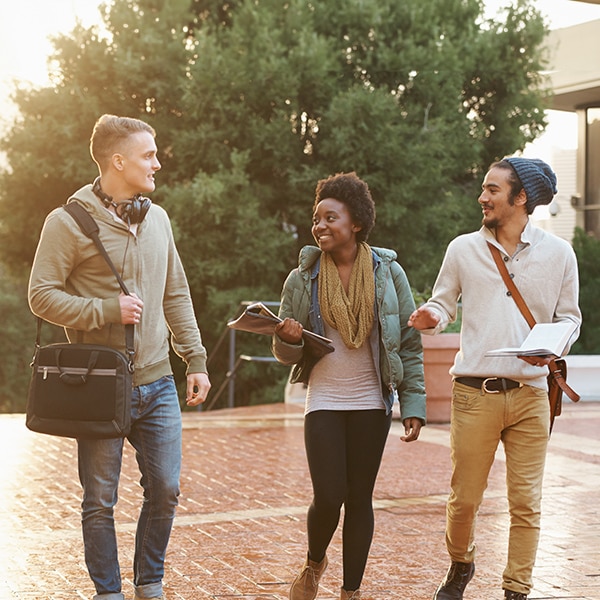 Students Walking