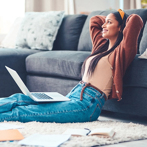 woman relaxing